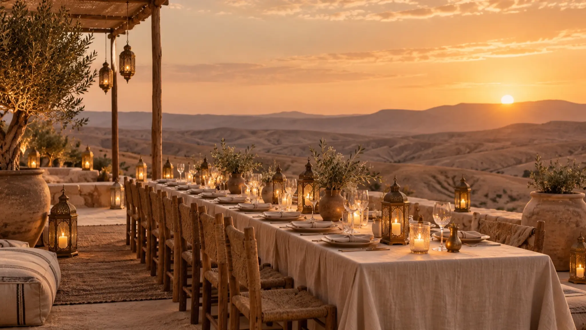 Agafay desert dinner