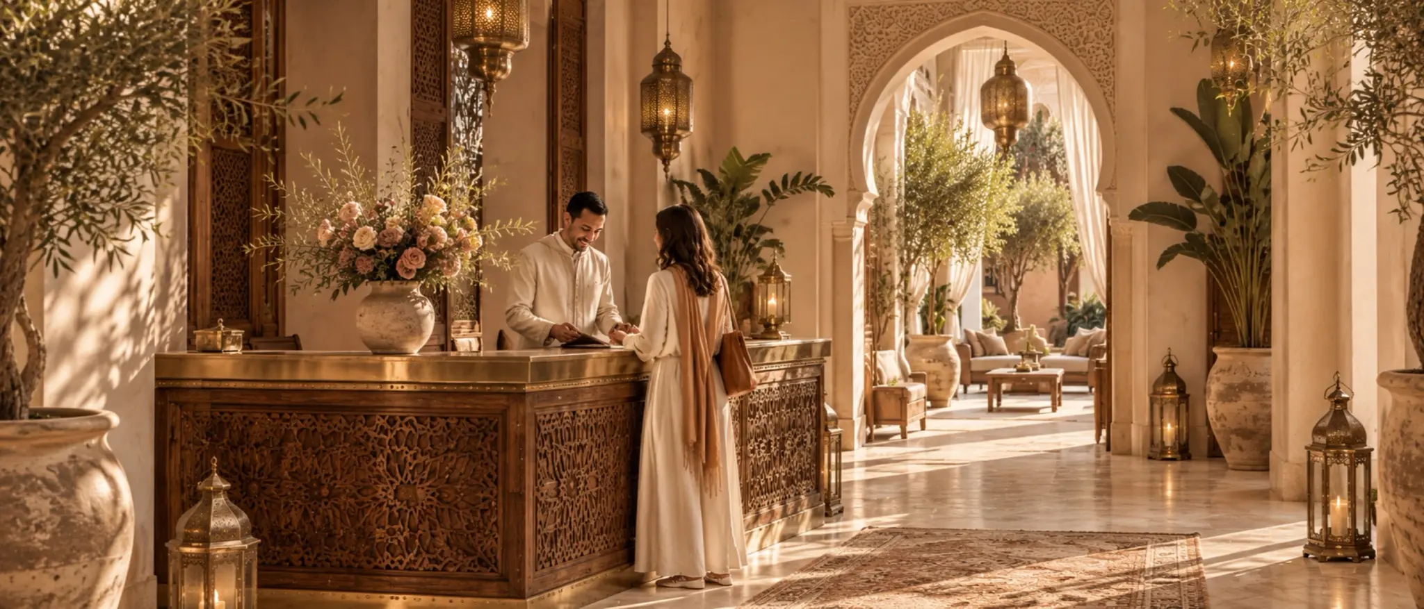 The concierge desk